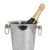 Champagne Bucket on Stand Finished Nickel