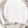 Ohlson Silver Twin loop Candle Holder