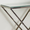 Pyramid Silver Console Table