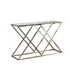 Pyramid Silver Console Table