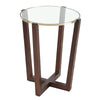 Glass Top Side Table